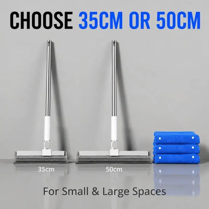 Silicone Scraper Broom Non-Stick Bristles  Wiper Long Ergonomic Handle Squeegee Scrubber for Floor Toilet Bathroom Glass