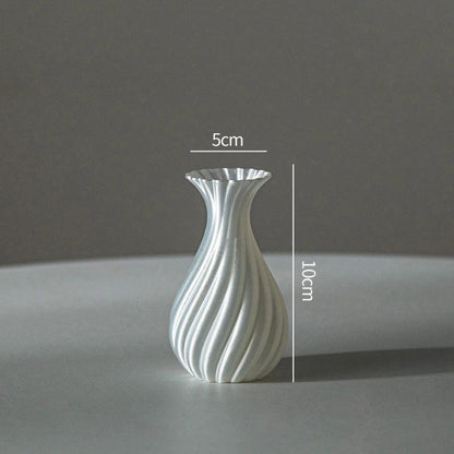 Modern Plastic Flower Vase – Aesthetic Home Decor