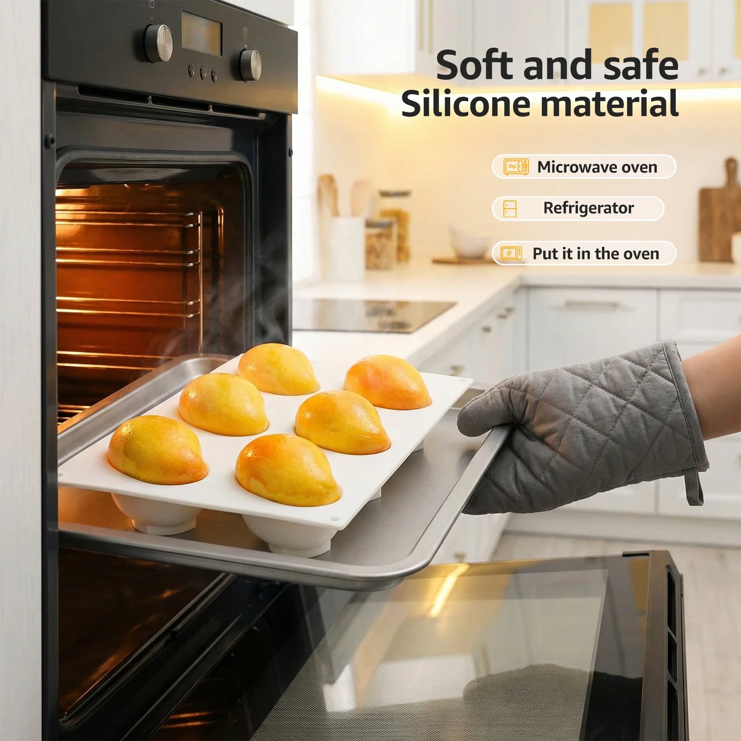 3D Fruit Silicone Dessert Mold