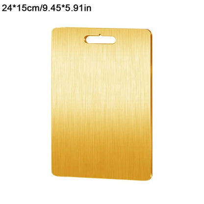 Double-Sided Stainless Steel Cutting Board