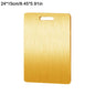 Double-Sided Stainless Steel Cutting Board
