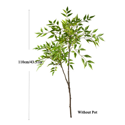 75-140cm Large Artificial Nandina Tree – Realistic Green Plant Decor