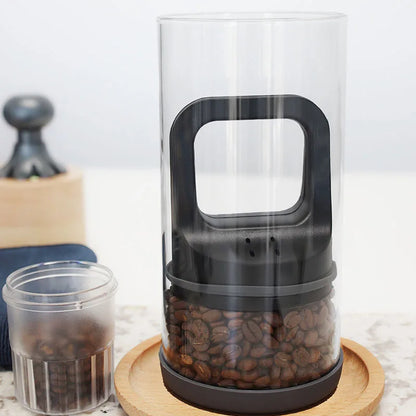 Vacuum Coffee Bean Storage Glass Jar ☕✨
