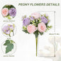 30CM Premium Silk Rose & Peony Artificial Flower Bouquet