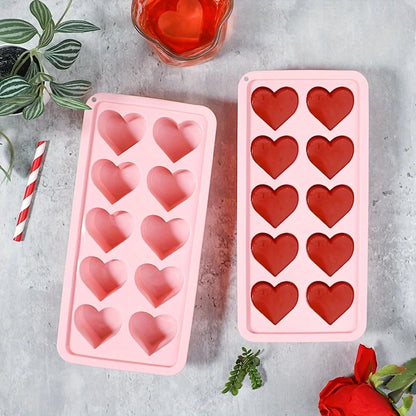 Silicone Heart Ice Cube Mold