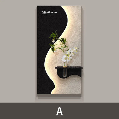 Modern Green Plant LED Wall Lamp for Entrance & Living Room Decor