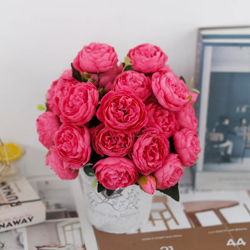 Exquisite Artificial Peony Bouquet for Wedding Bridal Flowers