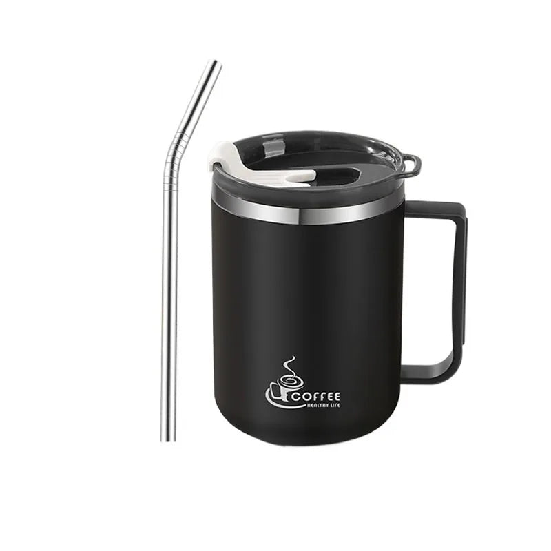 430ML Double-Layer Stainless Steel Coffee Mug