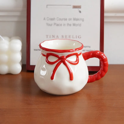 Bowknot Ceramic Coffee Cup