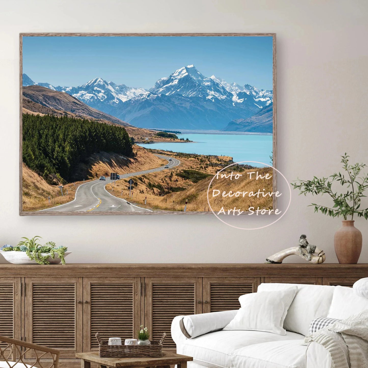 Summer Beach Palm Tree Canvas Wall Art 🌴☀️🌊