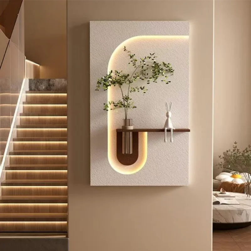 Modern Green Plant LED Wall Lamp for Home Decor