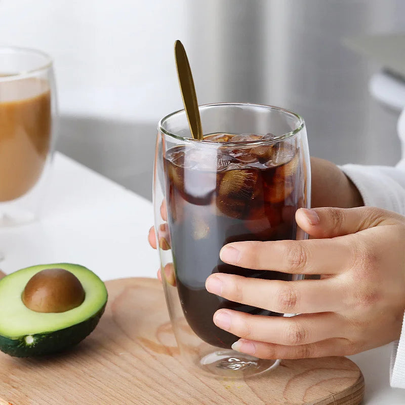 Double Wall Glass Coffee & Tea Cup ☕✨