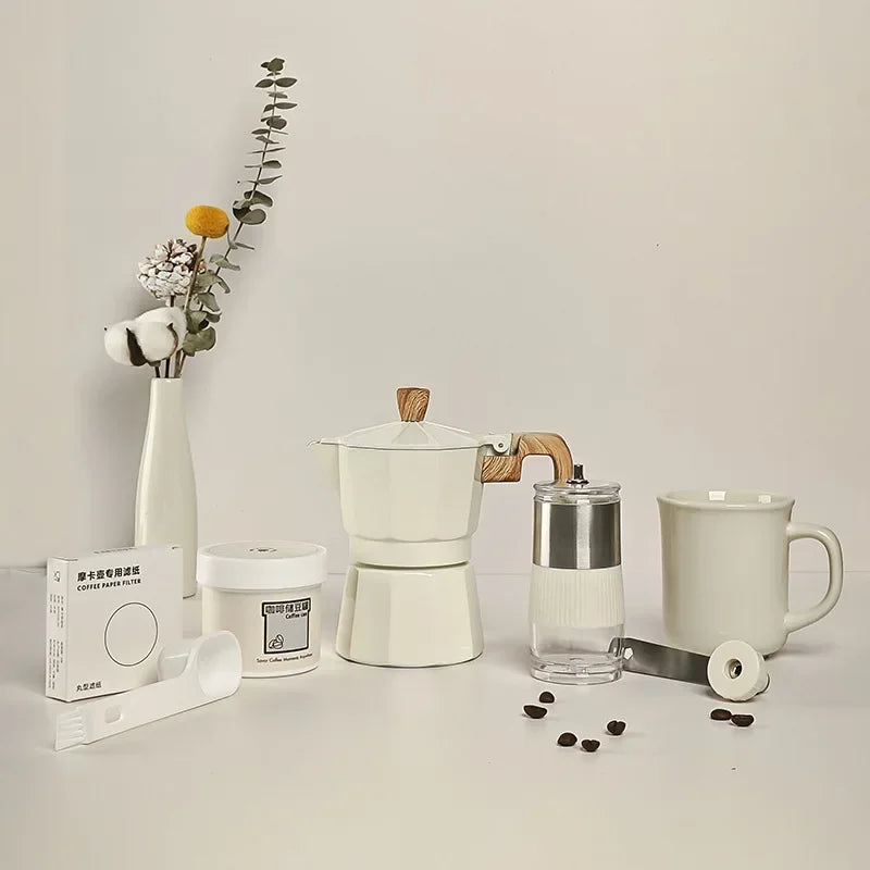 6-Piece Manual Coffee Grinder Set