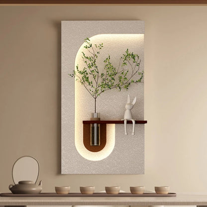 Modern Green Plant LED Wall Lamp for Home Decor