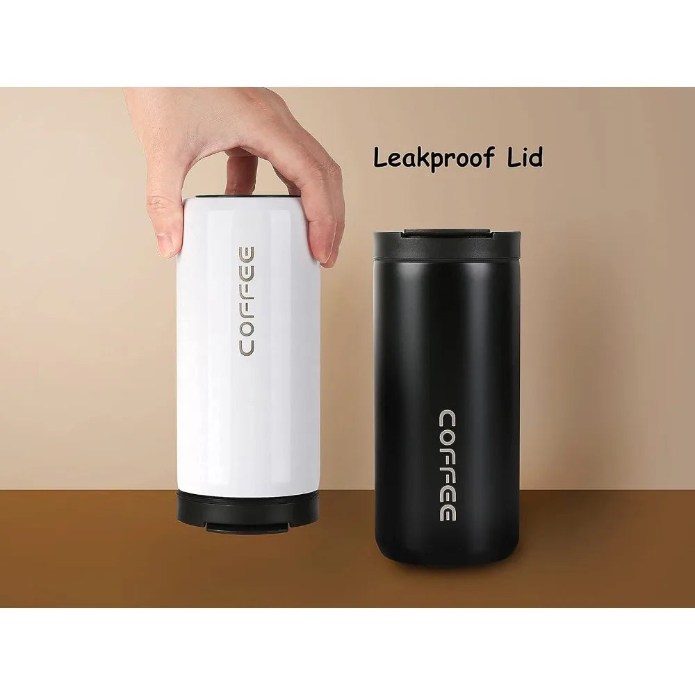 400ml Leak-Proof Coffee Mug with Screw Lid