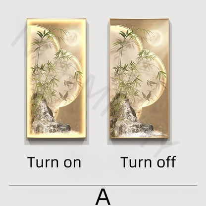 Modern LED Wall Art Light – Luxury Decorative Lamp for Living Room & Entryway