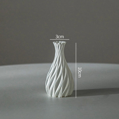 Modern Plastic Flower Vase – Aesthetic Home Decor
