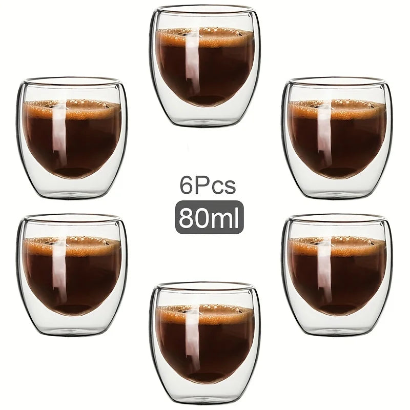 Double Wall Glass Coffee & Tea Cup ☕✨
