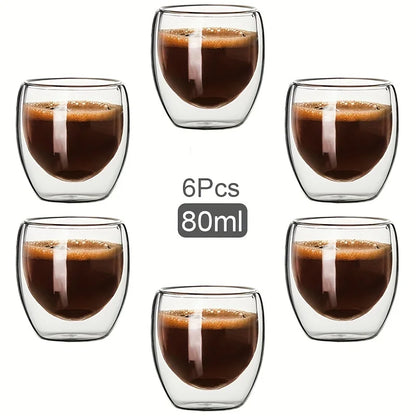 Double Wall Glass Coffee & Tea Cup ☕✨
