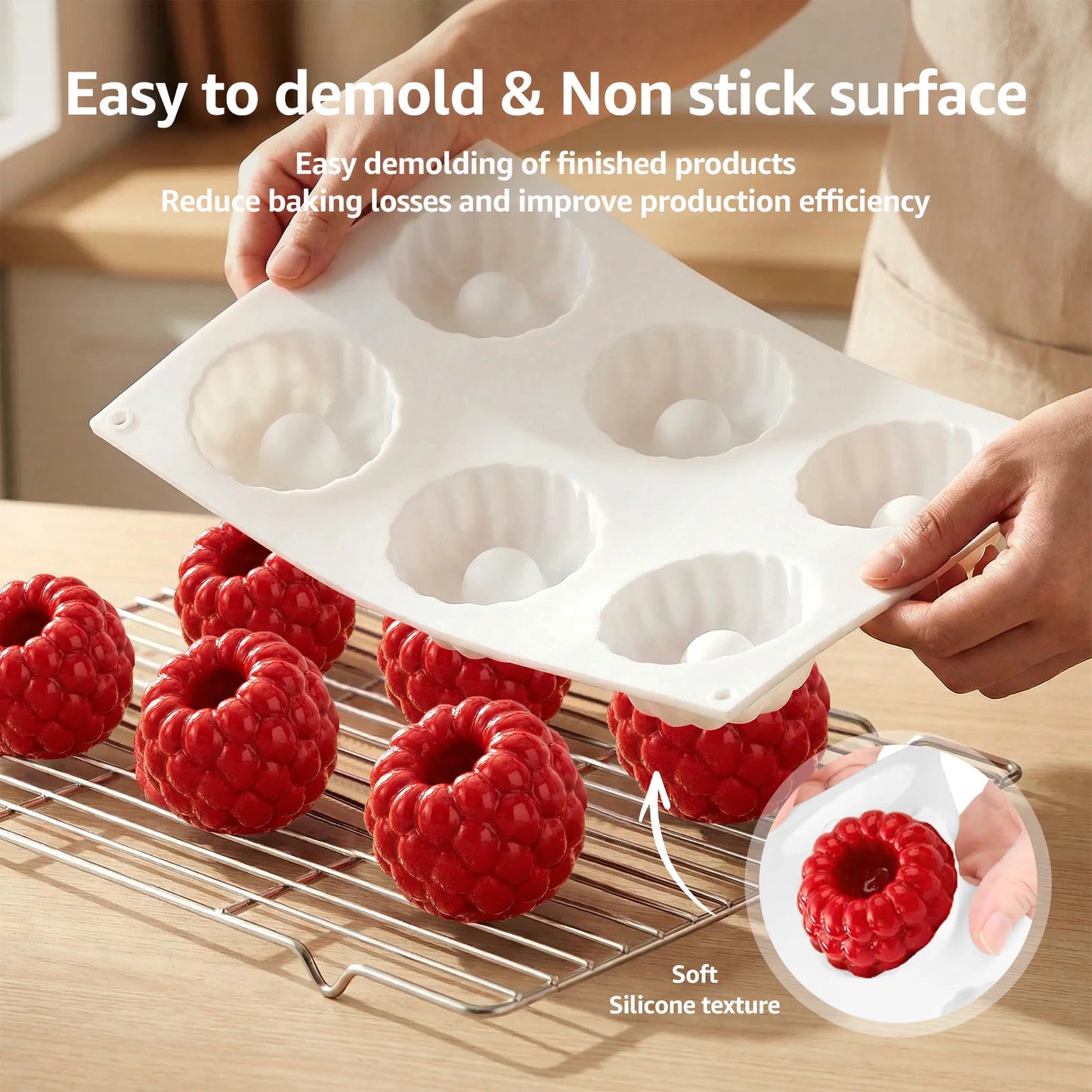3D Fruit Silicone Dessert Mold