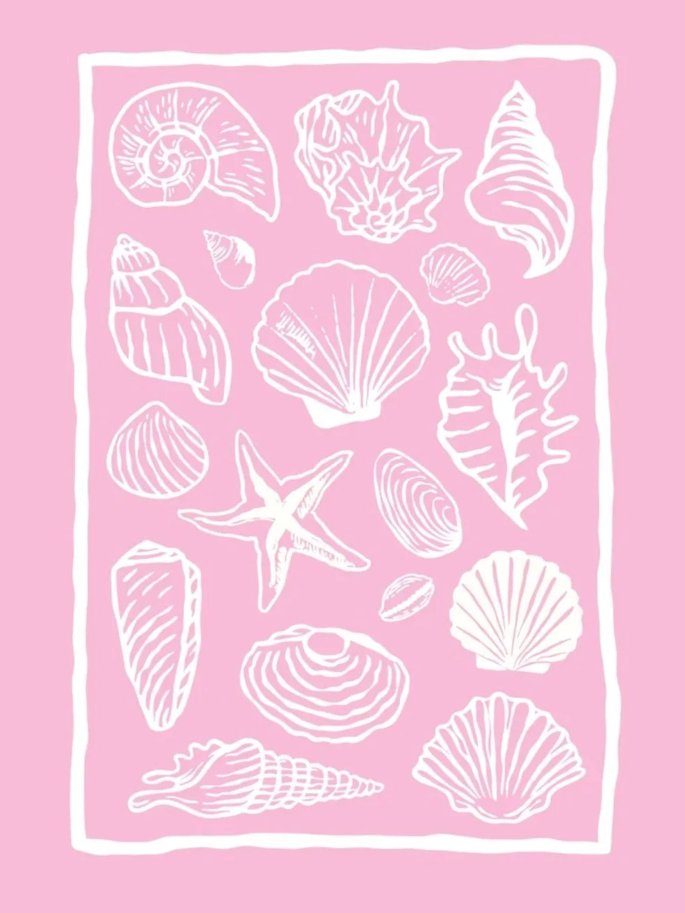 Girly Trendy Beach Scent Coastal Gallery Wall Art Set