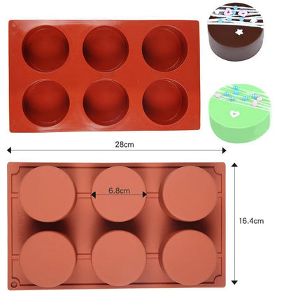 3D Silicone Mousse Cake Mold