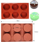 3D Silicone Mousse Cake Mold