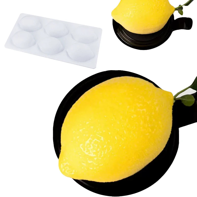 3D Lemon Silicone Dessert Mold