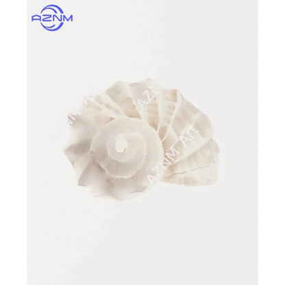 Modern Blue Coastal Shells and Starfish Canvas Poster Set