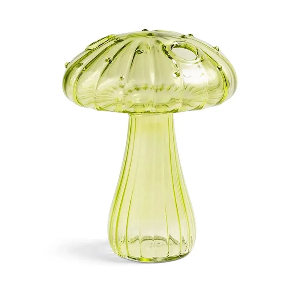 Mushroom Shaped Glass Vase – Hydroponic Plant & Home Decor