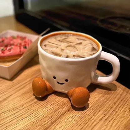 Cute Cartoon Couple Ceramic Mug ☕💕