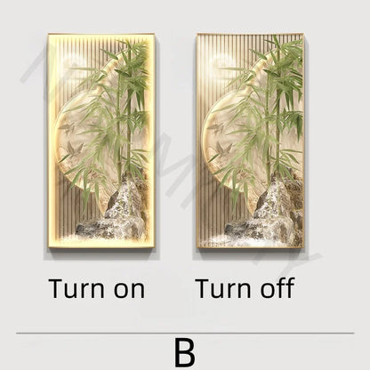 Modern LED Wall Art Light – Luxury Decorative Lamp for Living Room & Entryway