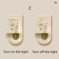 Green Plant LED Wall Lamp for Entrance & Modern Home Decor