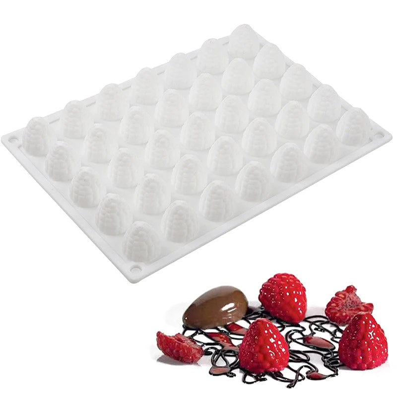 3D Raspberry Silicone Dessert Mold