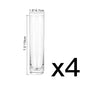 Clear Glass Cylinder Vase – Elegant Flower & Home Decor