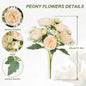 30CM Premium Silk Rose & Peony Artificial Flower Bouquet