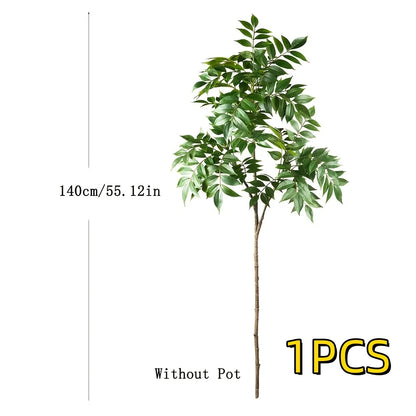 76/140cm 29.92/ 55.12inch Artificial Banyan Tree – Tropical Green Plant Decor