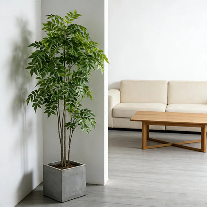 76/140cm 29.92/ 55.12inch Artificial Banyan Tree – Tropical Green Plant Decor