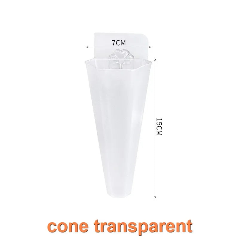 2660 DIY Pendant Plant Pot Indoor Plastic Planter Wall Hanging Flowers Cover Round Plant Pot Indoor Plastic Planter Storage Box
