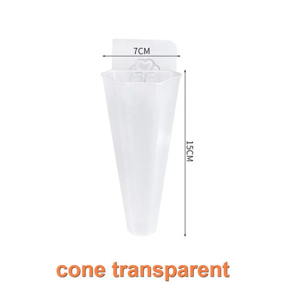 2660 DIY Pendant Plant Pot Indoor Plastic Planter Wall Hanging Flowers Cover Round Plant Pot Indoor Plastic Planter Storage Box