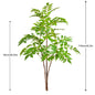 76-140cm (55.1 in)  Artificial Bamboo Tree Branch – Realistic Green Plant Decor