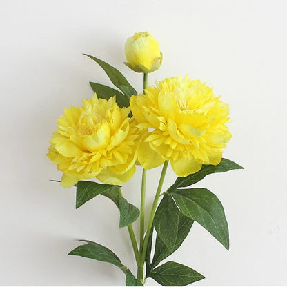 30-Inch Premium European Silk Peony Artificial Flower Bouquet