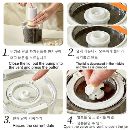 Airtight Vacuum Coffee & Food Storage Canister ☕✨