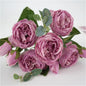 1 Bundle Premium Silk Peony & Rose Bouquet for Wedding Decor