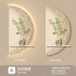 Creative Moon & Green Plant LED Wall Lamp for Modern Home Decor