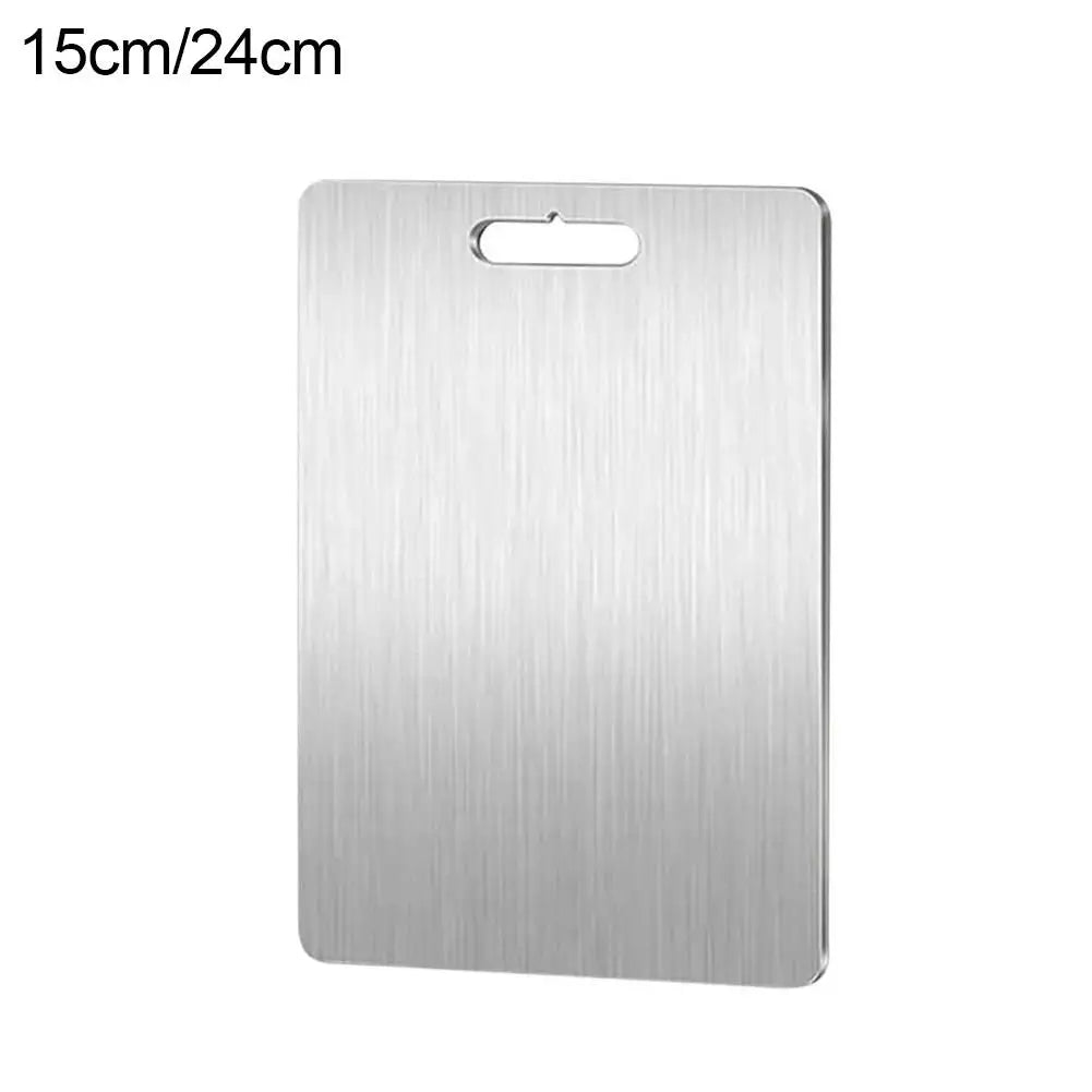 Double-Sided Stainless Steel Cutting Board