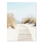 Ocean Beach Palm Tree Canvas Wall Art 🌴🌊🖼️