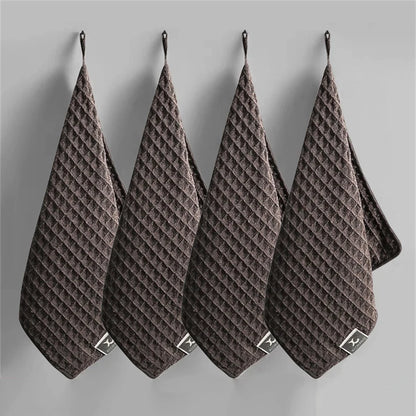 1/4Pcs Coffee Bar Cleaning Towels Super Absorbent Microfiber Cleaning Cloth Towel Home Barista Clean Tool Coffee Machine Cleaner