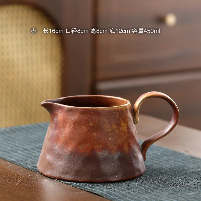 2026 Classic Ceramic Pour Over Coffee Set Large Coffee Server Cone Shaped Dripper Filter Home Hand Brew Coffee Tool Kit