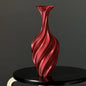 3D Printed Swirl Vase – Modern Aesthetic Flower Decor